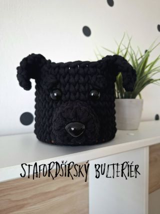 Jeden z pejsků na přání a to právě Stafordšírský bulteriér. 🐶 Příště se pustím na košíček bavorského barváře o kterého...